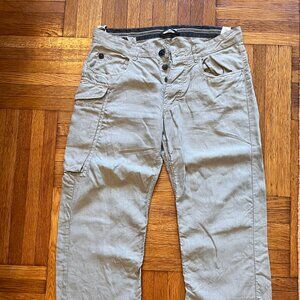 100% Linen Stone Island Cargo Pants sz. 32
